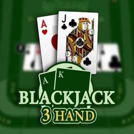 Blackjack 3H (Habanero) online game logo by Habanero on sg-casinos.es