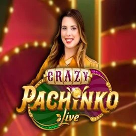 Crazy Pachinko online game logo by Evolution on sg-casinos.es