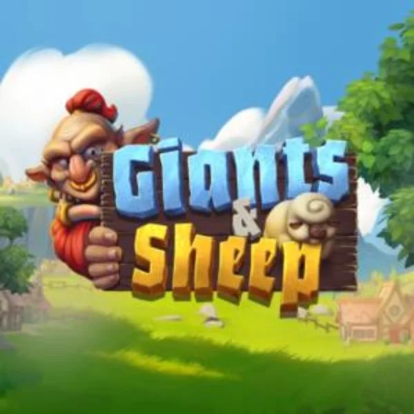 Slots logo of Giants and Sheep from Relax Gaming at SG Casino
