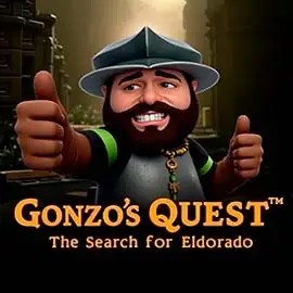 Logo of Gonzo's Quest from NetEnt at SG Casino