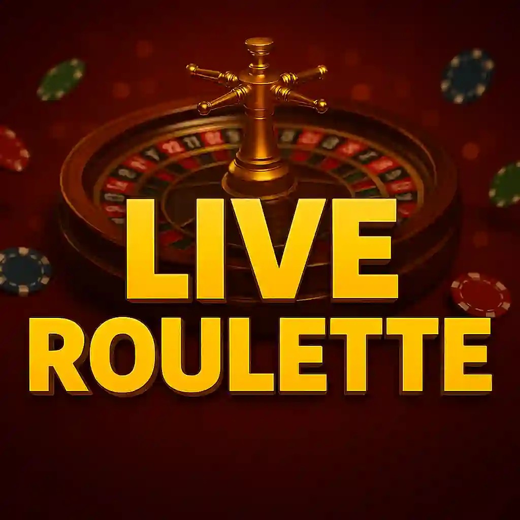 Live Roulette online game logo by Evolution on sg-casinos.es