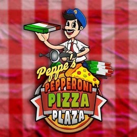 Enjoy Peppe’s Pepperoni Pizza Plaza by Pragmatic Play – logo hosted on sg-casinos.es