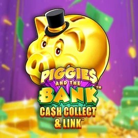 Official Slots logo: Piggies And The Bank Cash Collect & Link by Origins at SG Casino